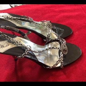 High heels with Stones Sandler